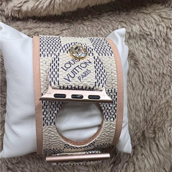 Authentic Louis Vuitton up-cycled Apple Watch Band - Picture 3 of 6